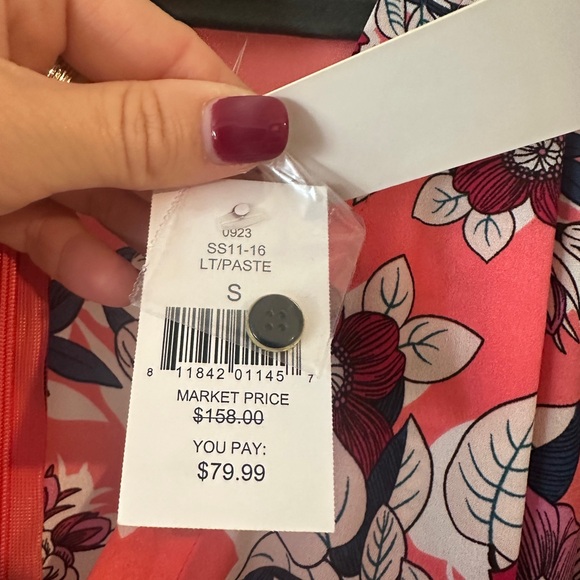 Yumi Kim Floral Print Romper - Coral - Picture 4 of 7